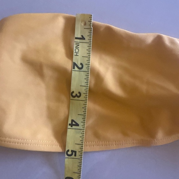 Yellow One-Shoulder Cutout Swimsuit. Size L - Picture 8 of 15